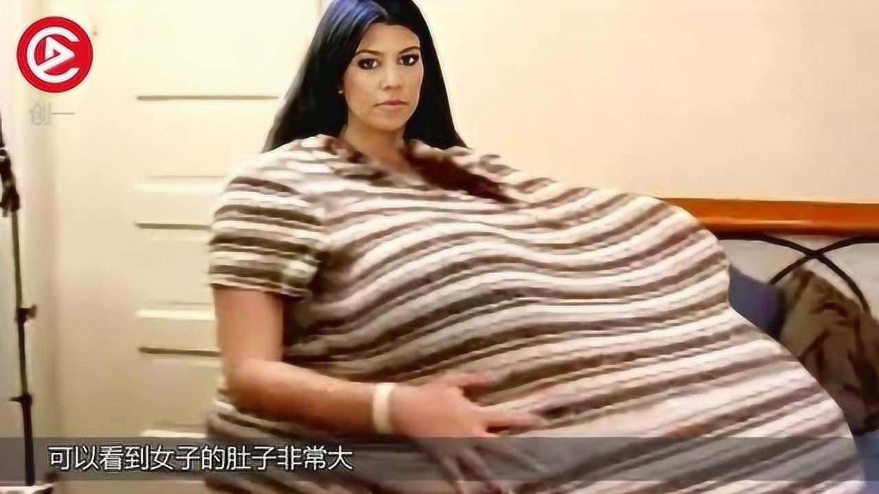 肚子最大的孕妇大小图片