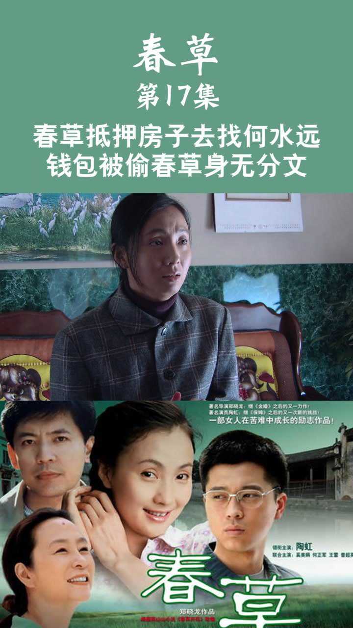 春草第17集春草抵押房子去找何水远钱包被偷春草身无分文