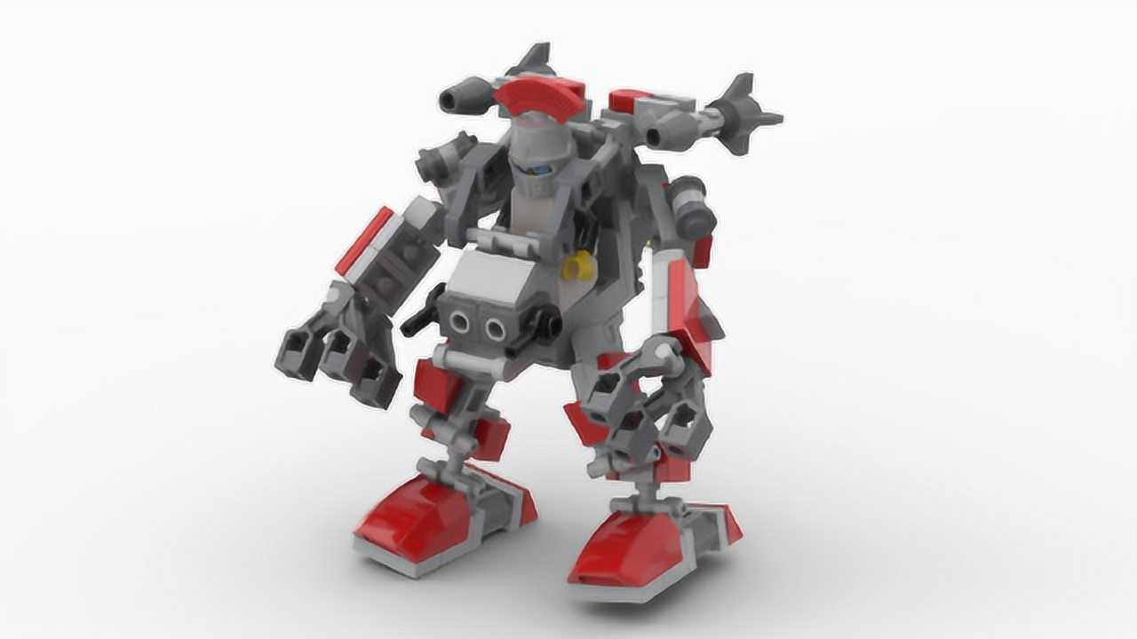 简单易学的乐高载人机甲第3弹教程片尾附零件清单