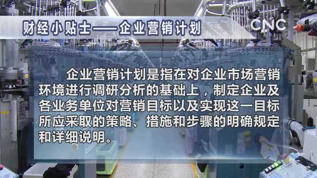 财经小贴士——企业营销计划