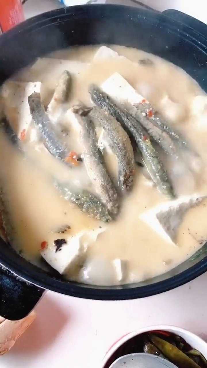 泥鳅豆腐汤,原汁原味.