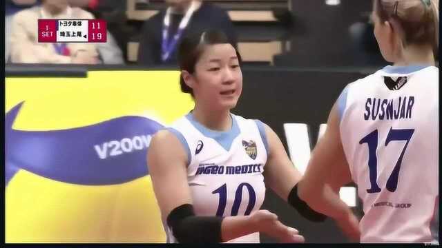 10号佐藤优花,日本埼玉上尾女排俱乐部比赛亮点