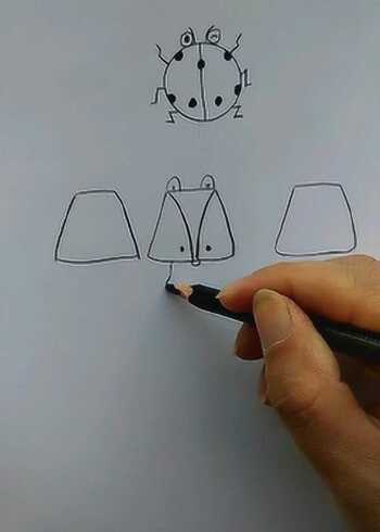 简笔画四边形变成小动物