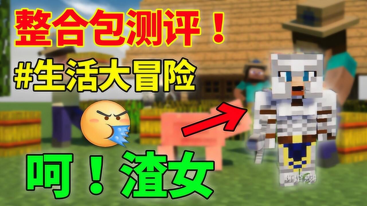 我的世界呵渣npc生活大冒险女npc居然绿了我星芸测评整合包