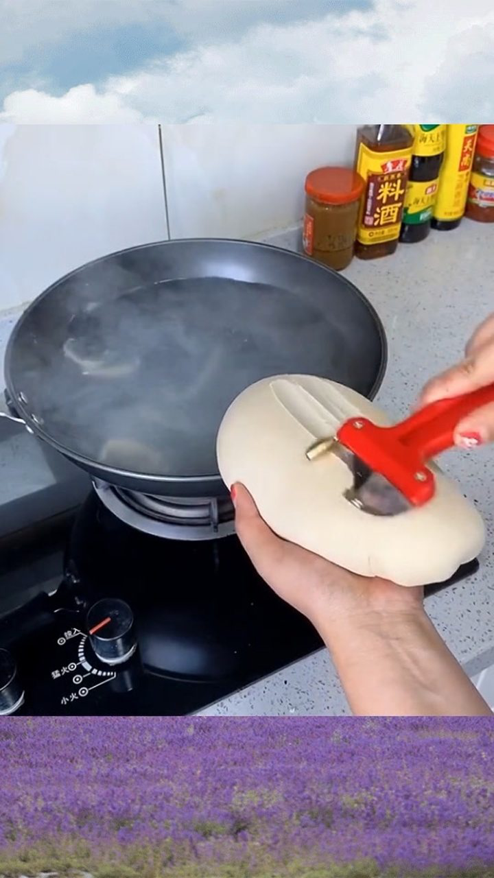 刀削面削的非常厚有啥办法专门的工具你咋不知道用呢