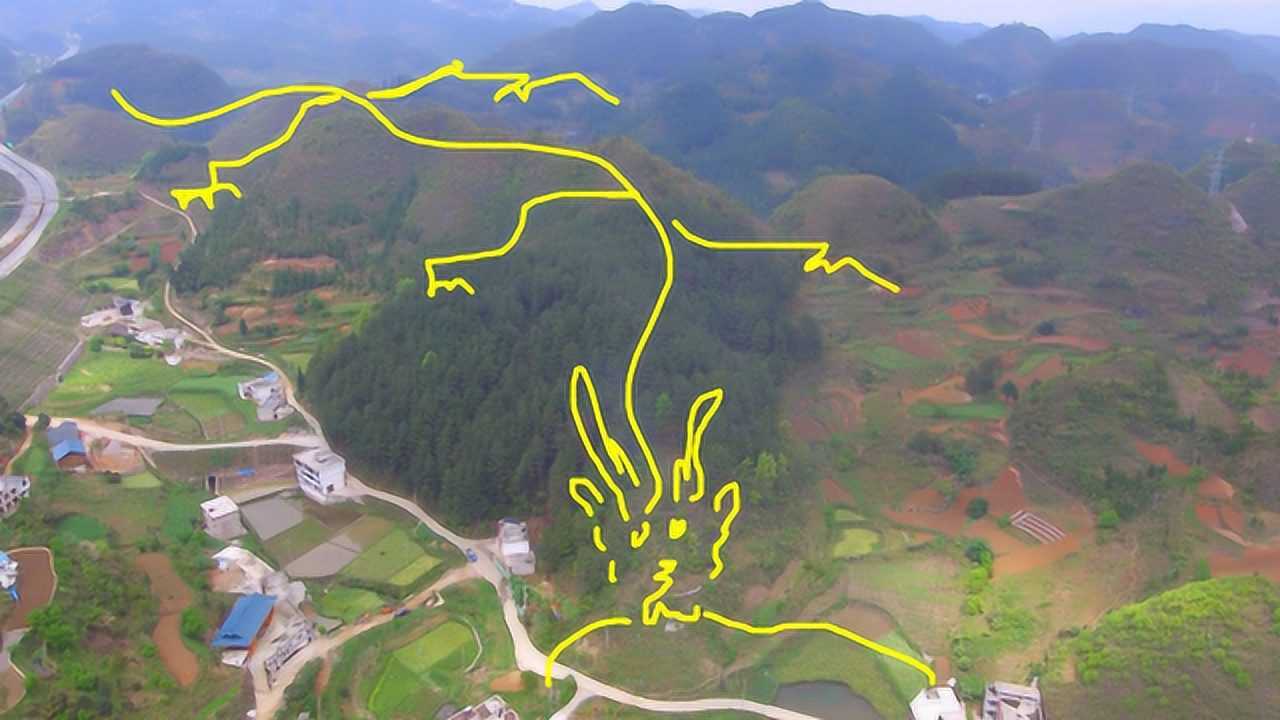 后有龙有形有穴前案三台属吉地令人惊叹的风水宝地