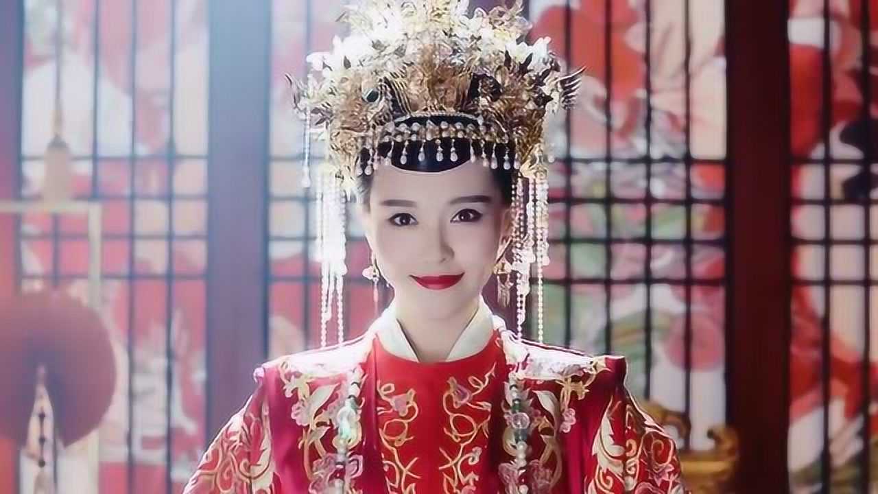锦绣未央:罗晋排除万难娶唐嫣为皇后,唐嫣一袭红装上殿,太美了