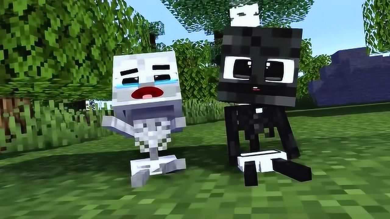 mc动画:萌萌哒的骷髅小白