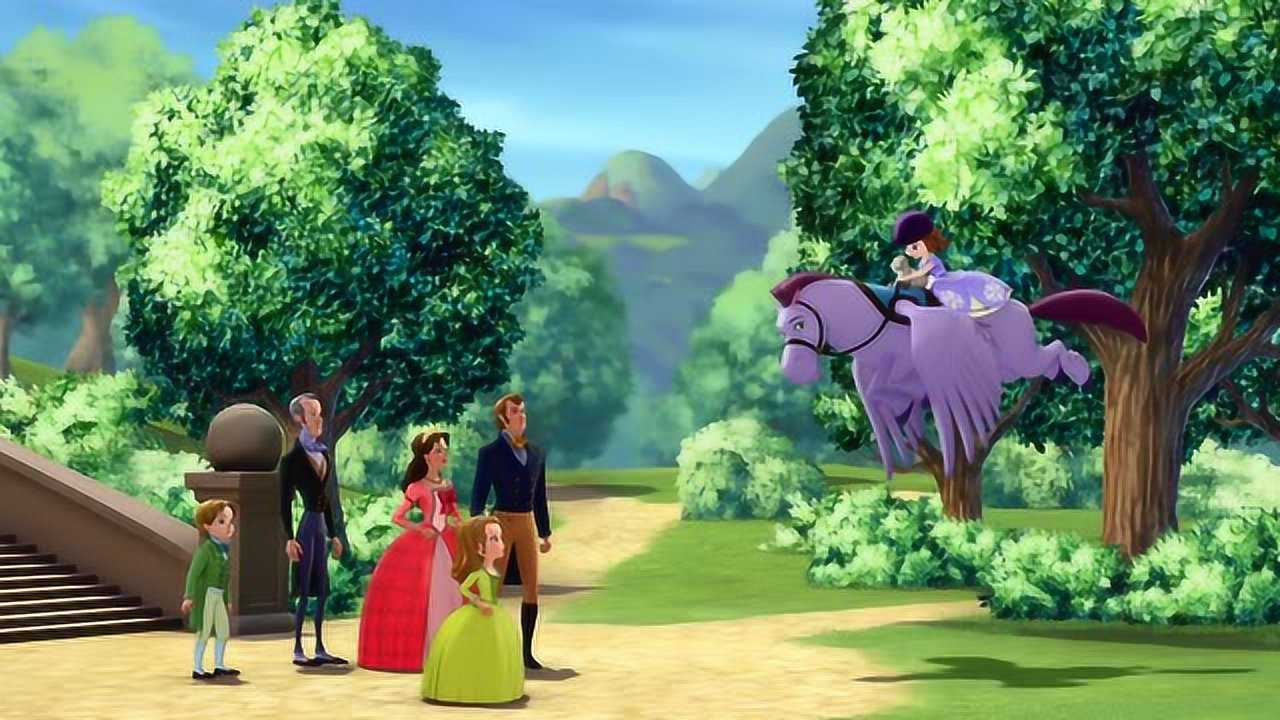 小公主苏菲亚喷火龙拿到火魂把城堡的冰都融化了