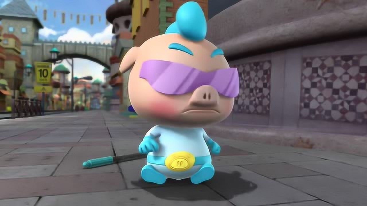 猪猪侠之变身小英雄波比被超人强吓晕你是有多可怕