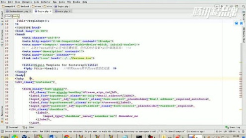 yii2视频教程3.完成用户登录页面-crudyii2教程_源代码教育