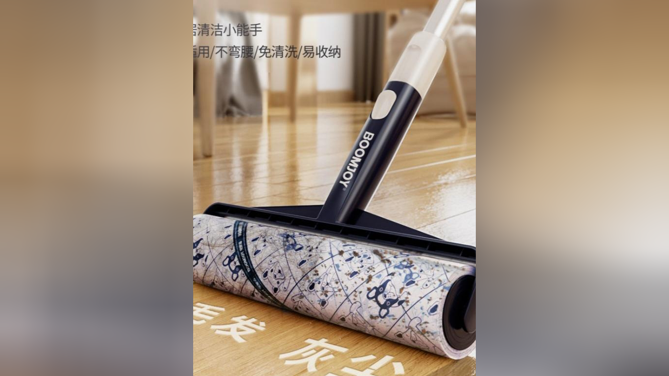 家里养宠物和掉头发的,推荐这个长柄粘毛器.