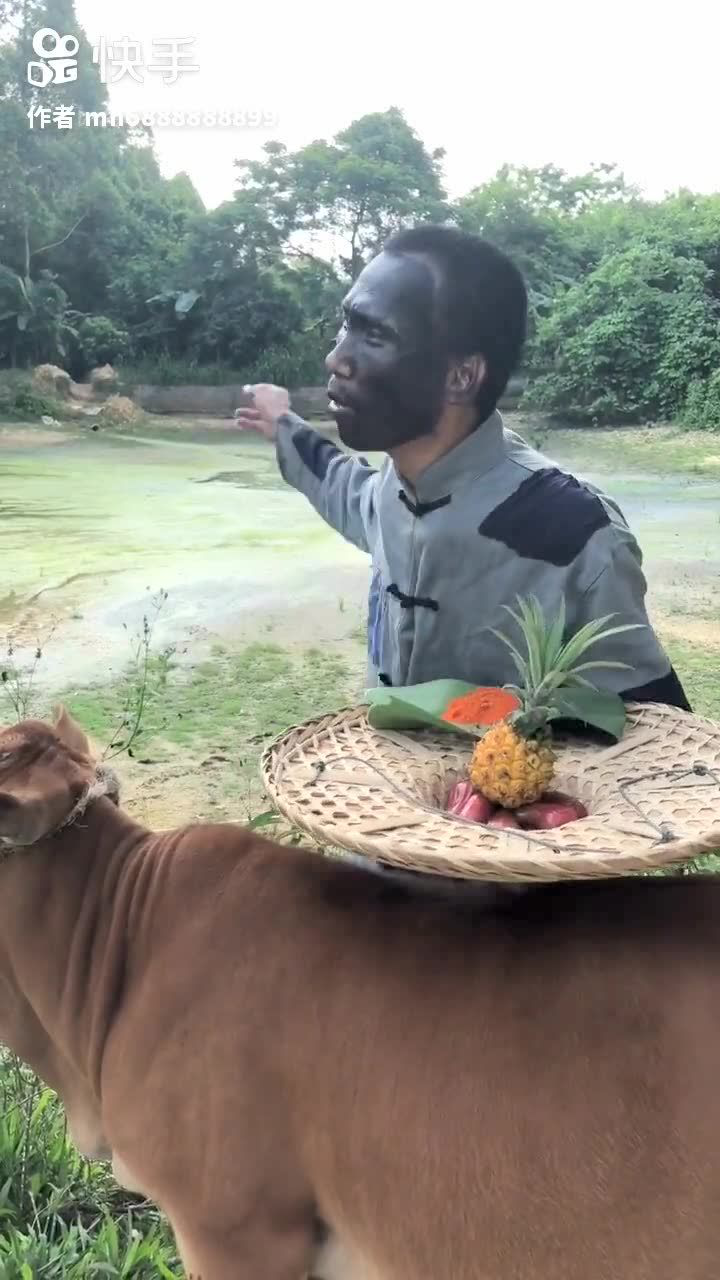 简简单单吃个山菠萝