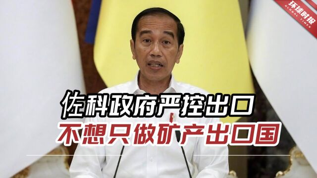 佐科政府严控出口,印尼不想只做矿产出口国,中企如何应对?