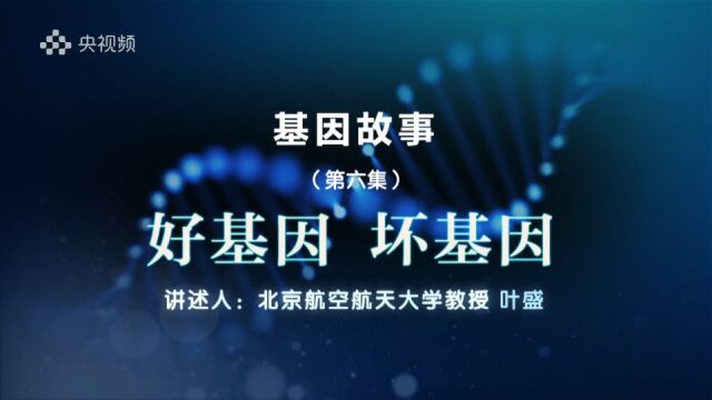 《百家说故事》基因故事(6)好基因 坏基因