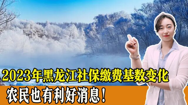 盘点2023年黑龙江省丧葬费、社保缴费基数变化,农民也有利好消息