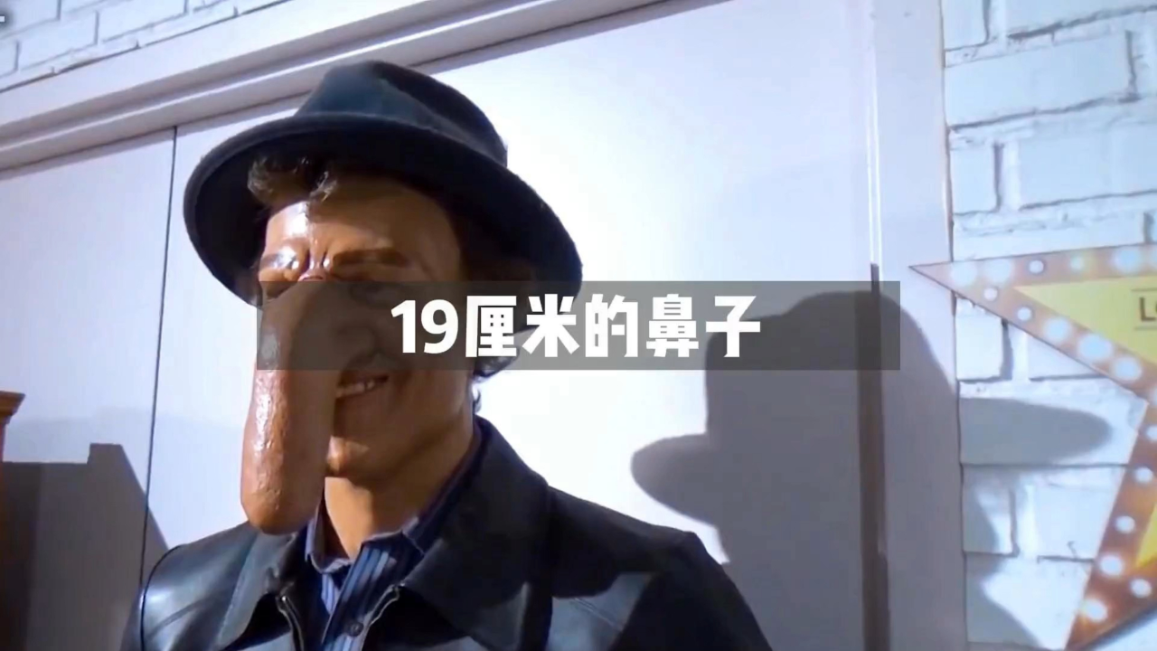 世界上最长的鼻子,因19厘米的鼻子而走红的人