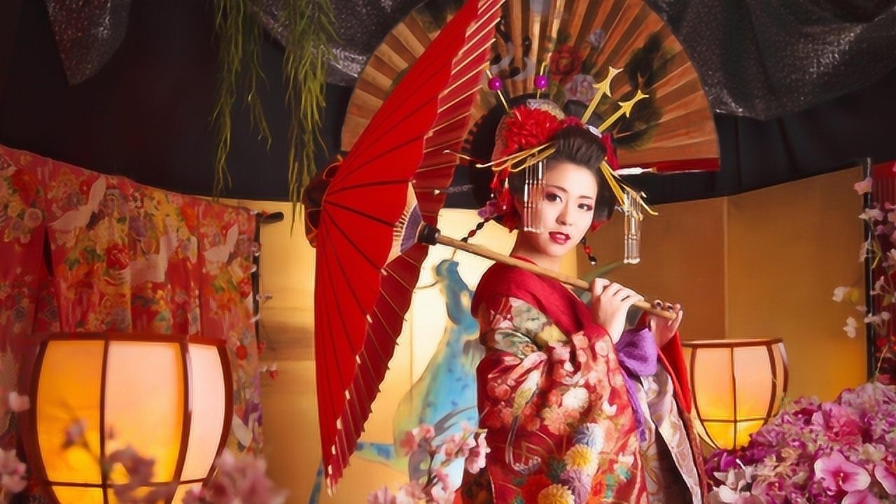真正日本花魁一辈子离不开青楼见一面倾家荡产