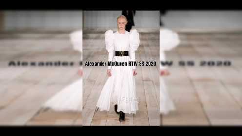 Alexander McQueen 2020 春夏大秀白色梦幻尽显复古奢华