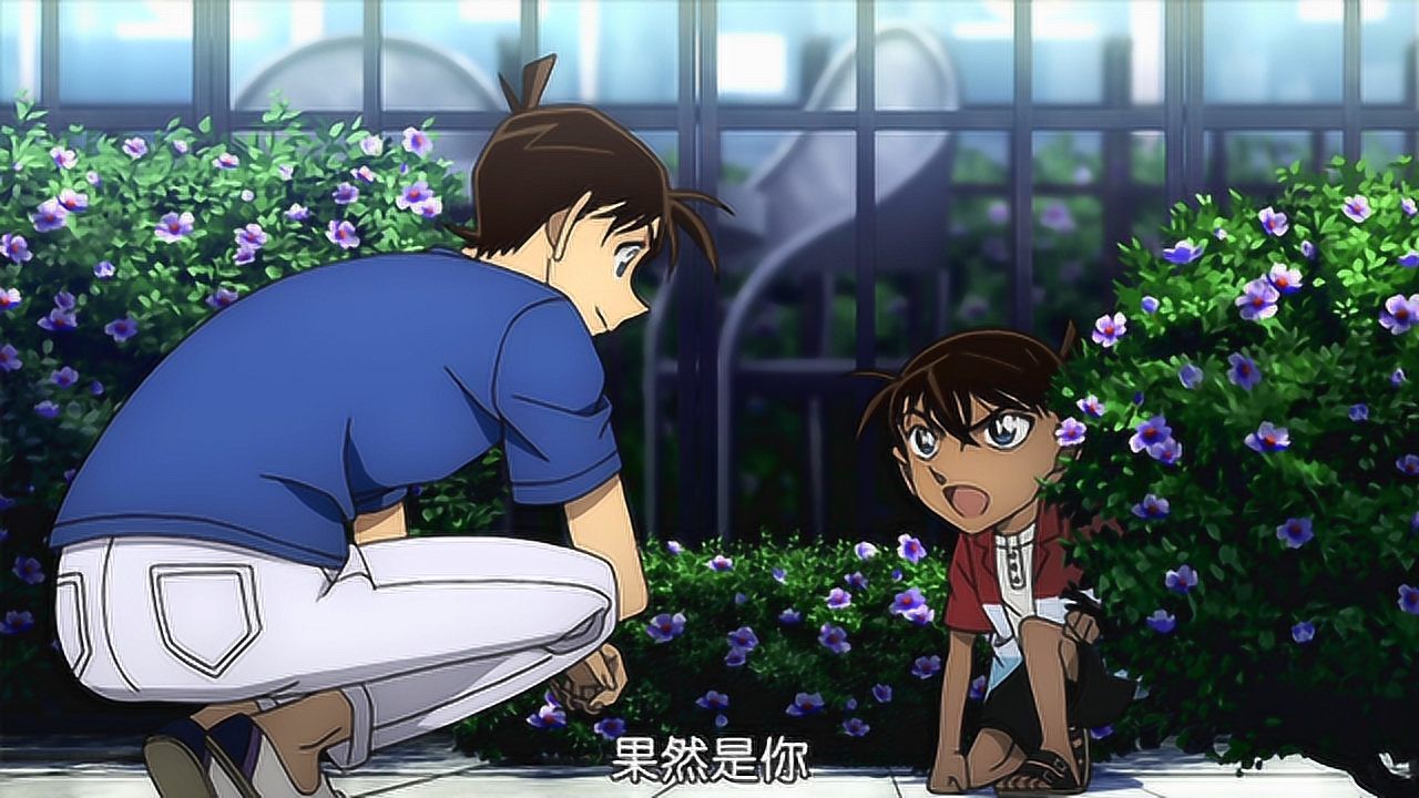 绀青之拳怪盗基德与小兰手牵手亚洲醋王只能无能狂怒