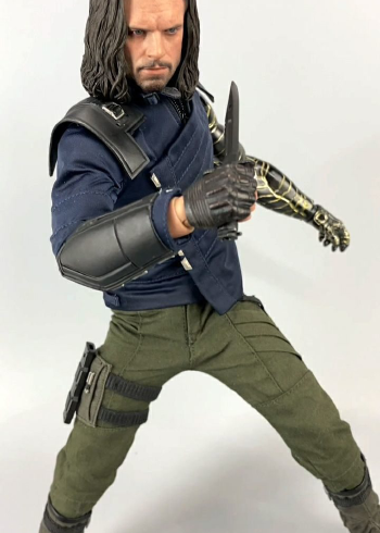 美国队长的好基友,超逼真冬兵手办开箱!