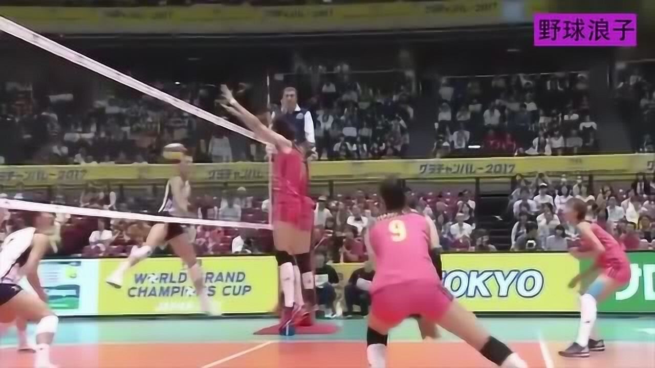 美国主攻想欺负拦网的丁霞，没想半路杀出袁心玥，中国女排乐开了花_高清