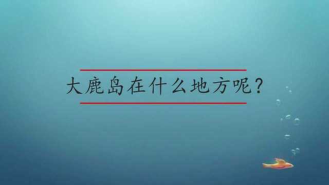 大鹿岛在什么地方呢?