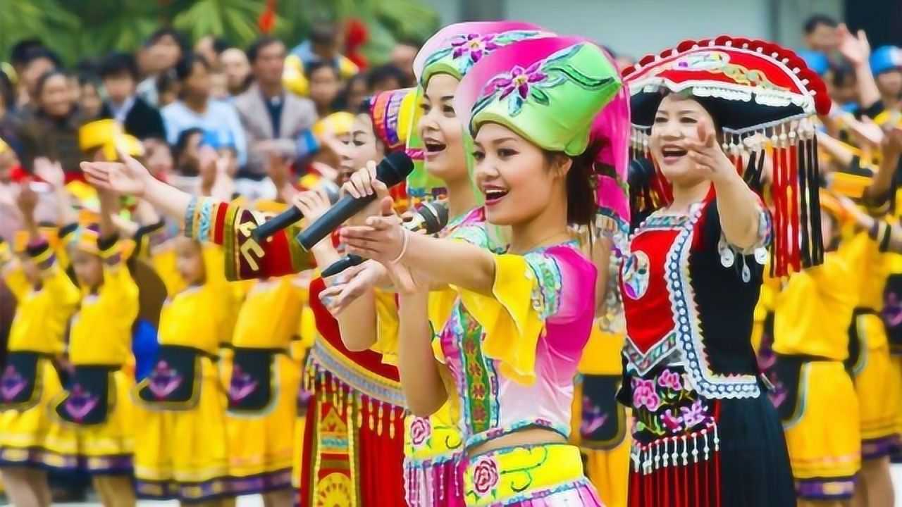 广西山歌《对面两个美娇娥》太好听了