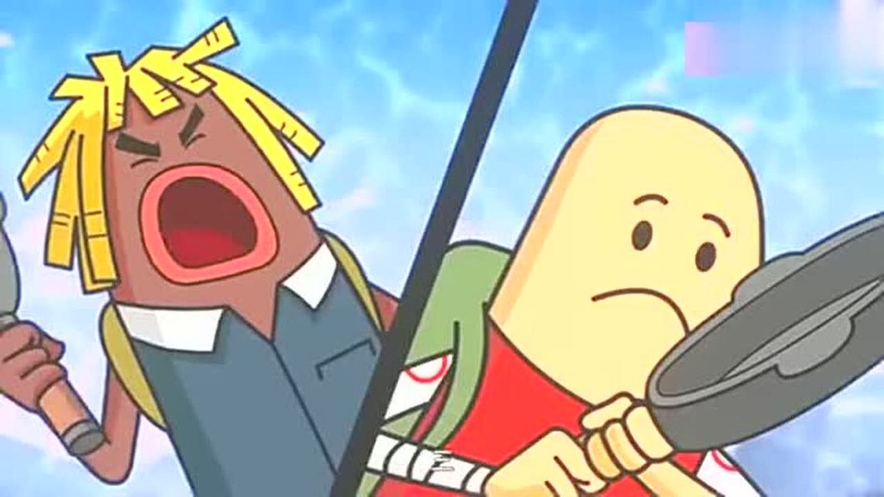 吃鸡小队 马可波以为自己可以吃鸡刚拿出平底锅却遇上延迟