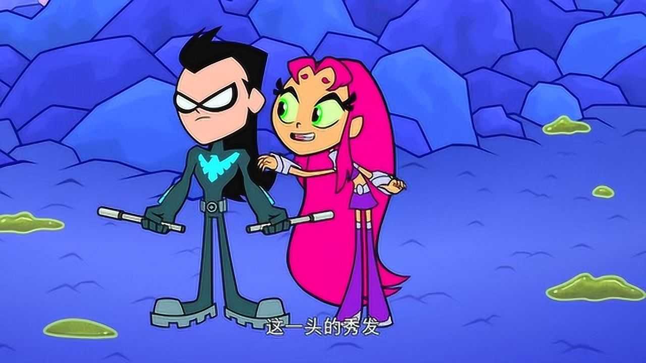 少年泰坦出击:罗宾变成了夜翼,这一头乌黑的秀发太美了