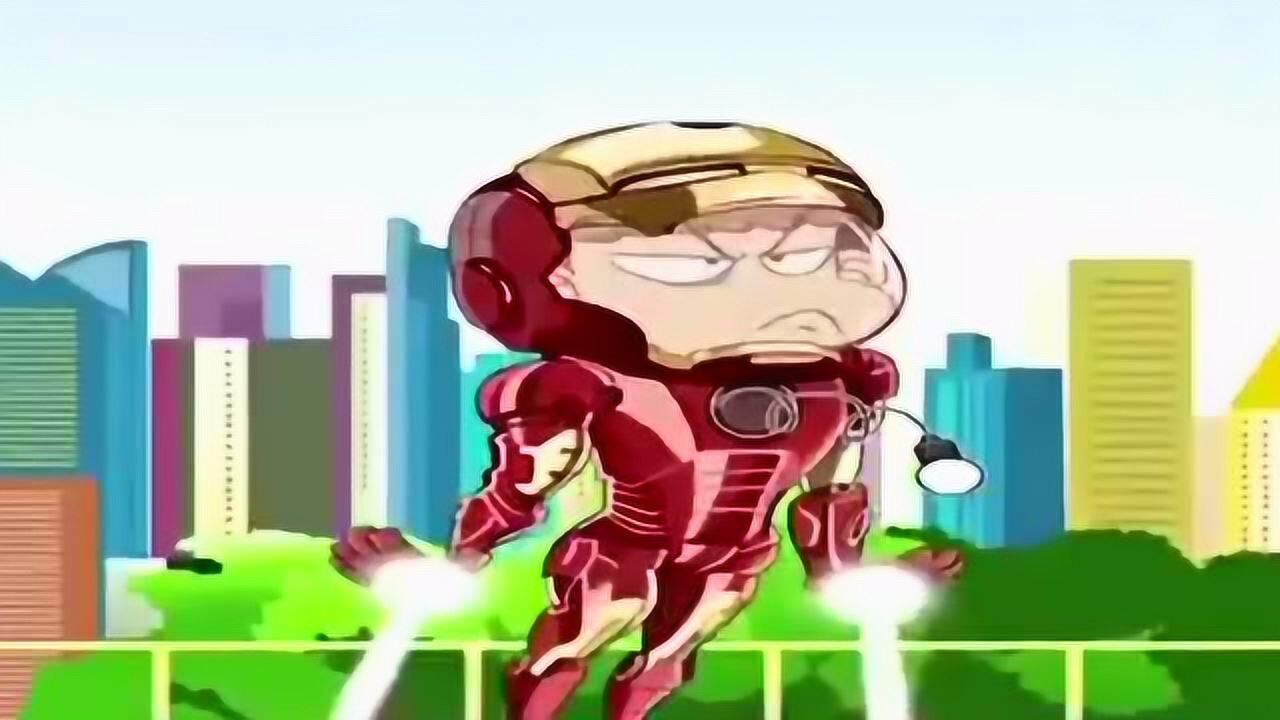 阿衰阿衰变身钢铁侠结果被外星人吓到了太搞笑了