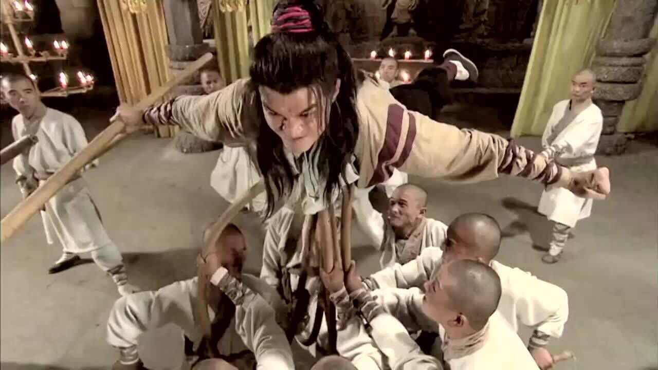 《武松》武松经过考验,凭一己之力,打到众位师兄_高清1080P在线观看平台_腾讯视频