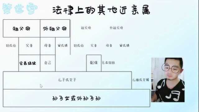 17.知识百科系列 法律上承认的你的主要近亲属、其他近亲属是?