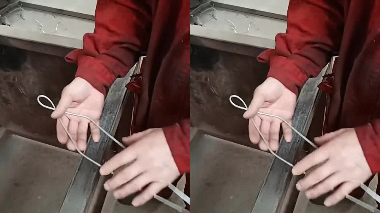双股八号铁丝的绑法_腾讯视频