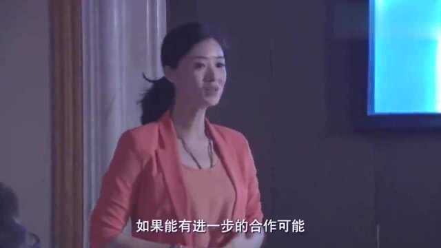 美女详细讲解公司方案,受总裁认可,诚邀晚上共饮!