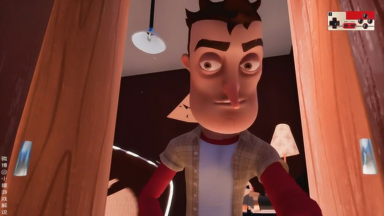 《你好邻居》臭邻居连续敲了3次蓝门