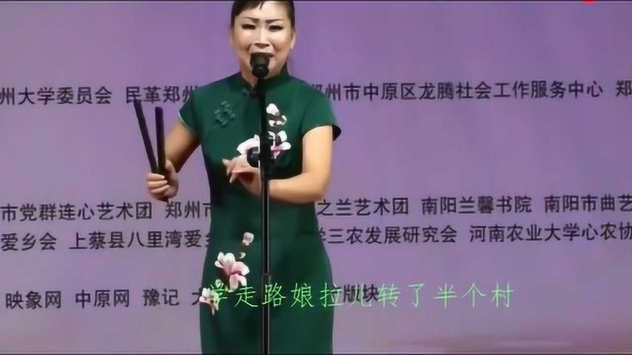 河南墜子《報母恩》胡中花唱的絕