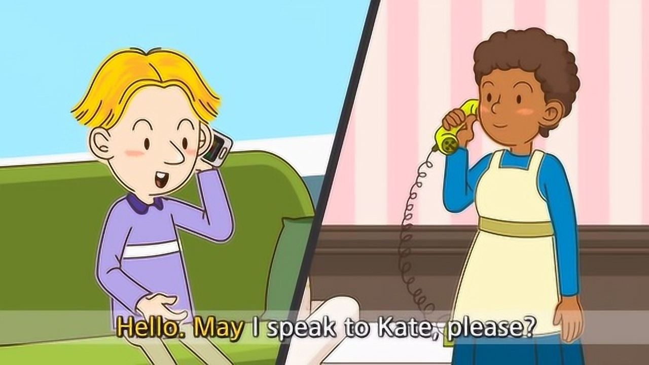少儿英语口语系列telephoneconversation打电话