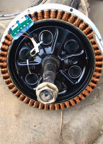 电动车电机坏了,教你自己在家修