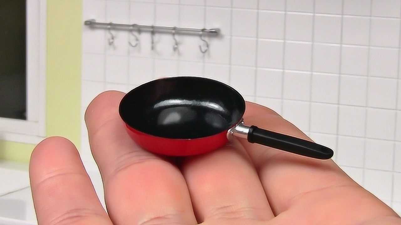 diy迷你平底锅这么小的手工制作简直太可爱了