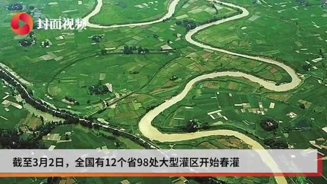 春灌供水正当时 水利部:全国已累计灌溉农田1770余万亩