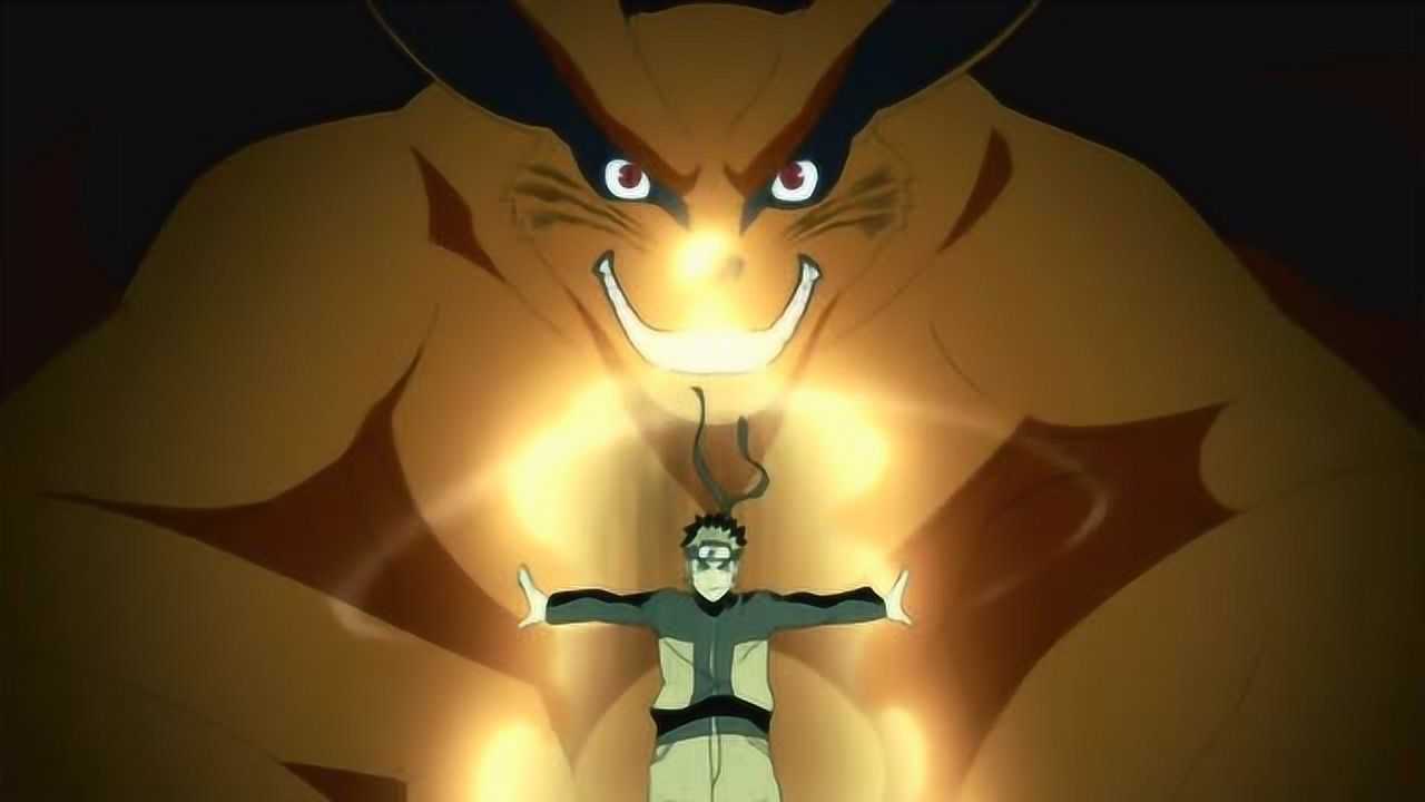 火影忍者当鸣人和九尾碰拳的那一刻恩怨消失