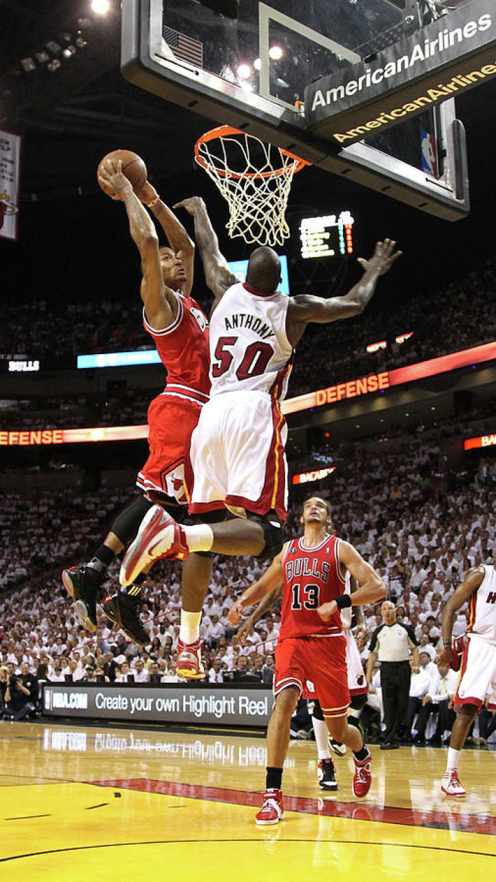 《nba绝对典》罗斯大伤前劲爆扣篮集锦 霸气隔扣德拉季奇