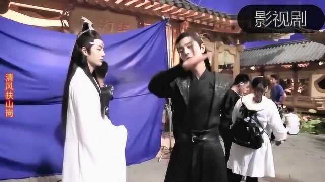 《陈情令》花絮合集,幼稚鬼肖战王一博,各种魔性演技!