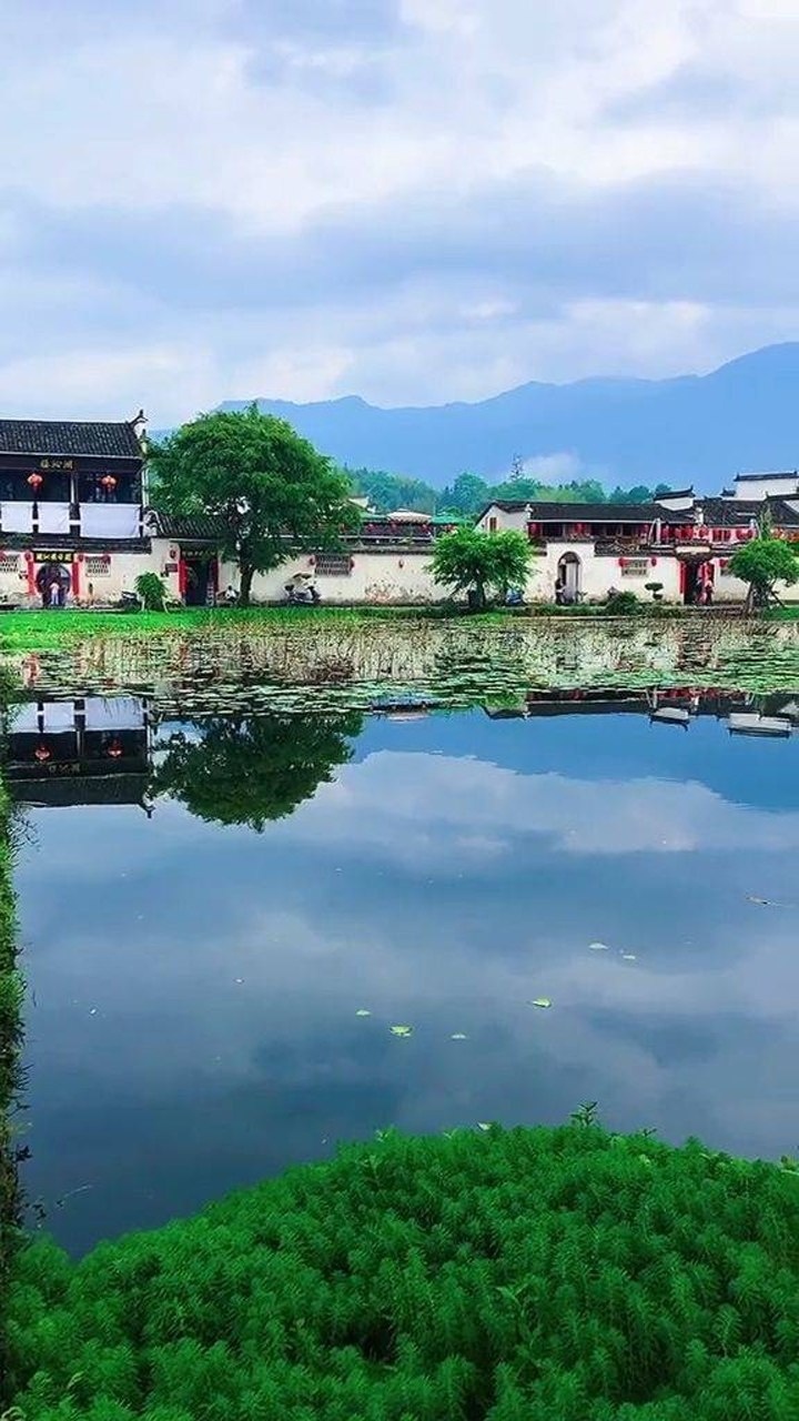 雨后小山村,犹如一幅清新淡雅的水墨画朴素清雅,灵动飘逸,令人神清气