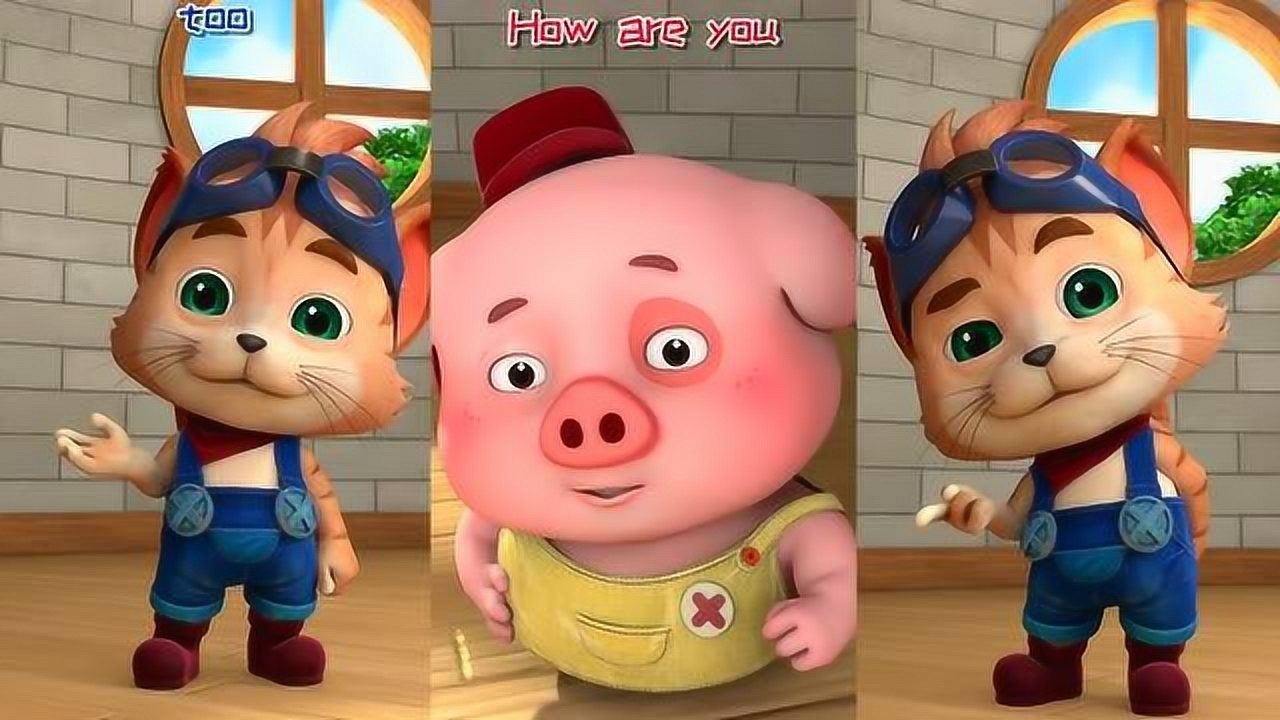 豆豆猪日记两个学渣的英文对话老师在旁边听着都惊呆了