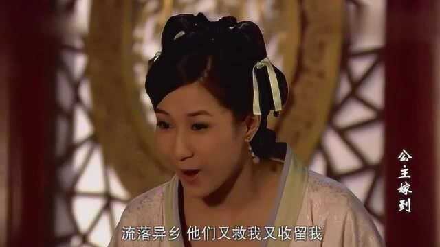 女仆无意间和公主搭上话,得知和公主竟是同乡人,高兴的乐开了花