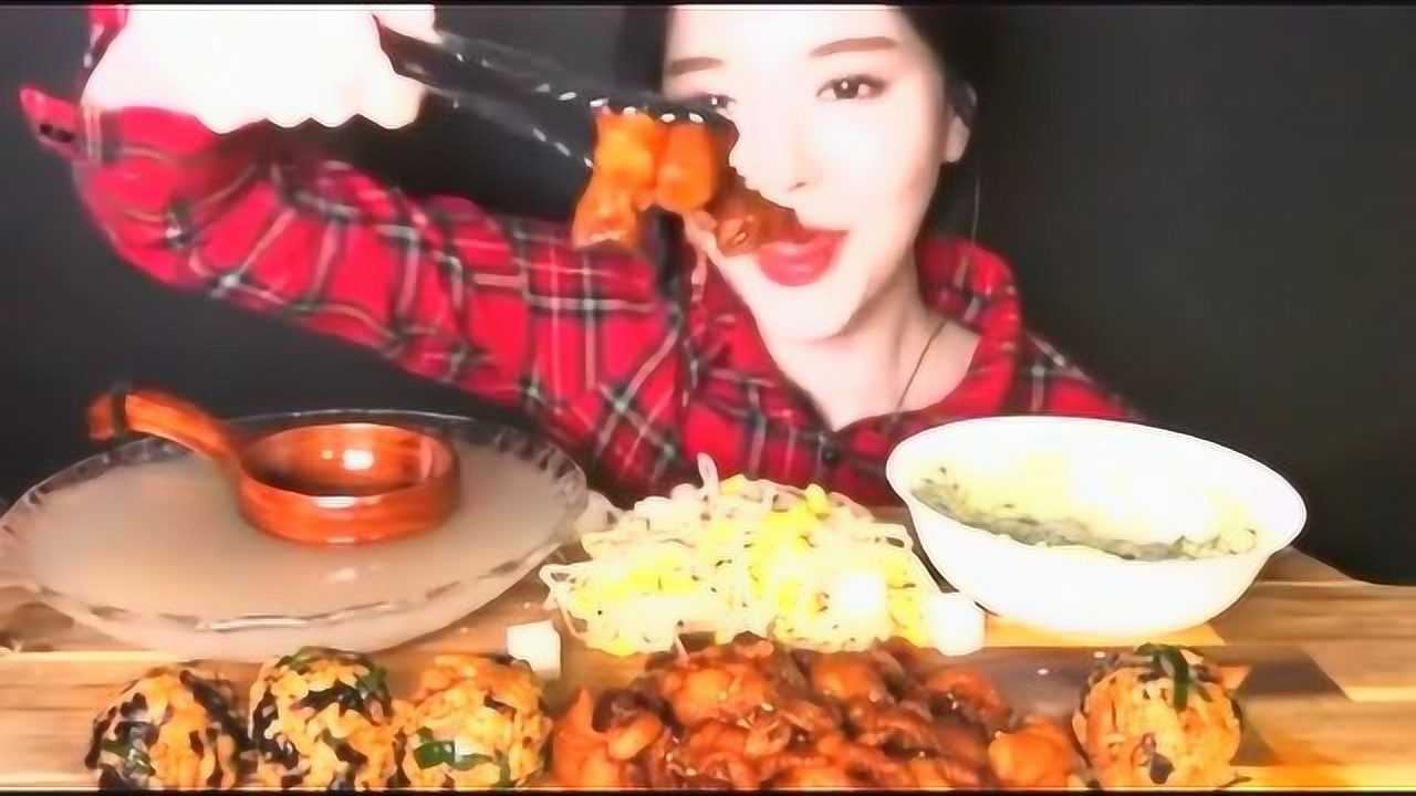 【韩国吃播】优雅大口吃饭,饭量惊人