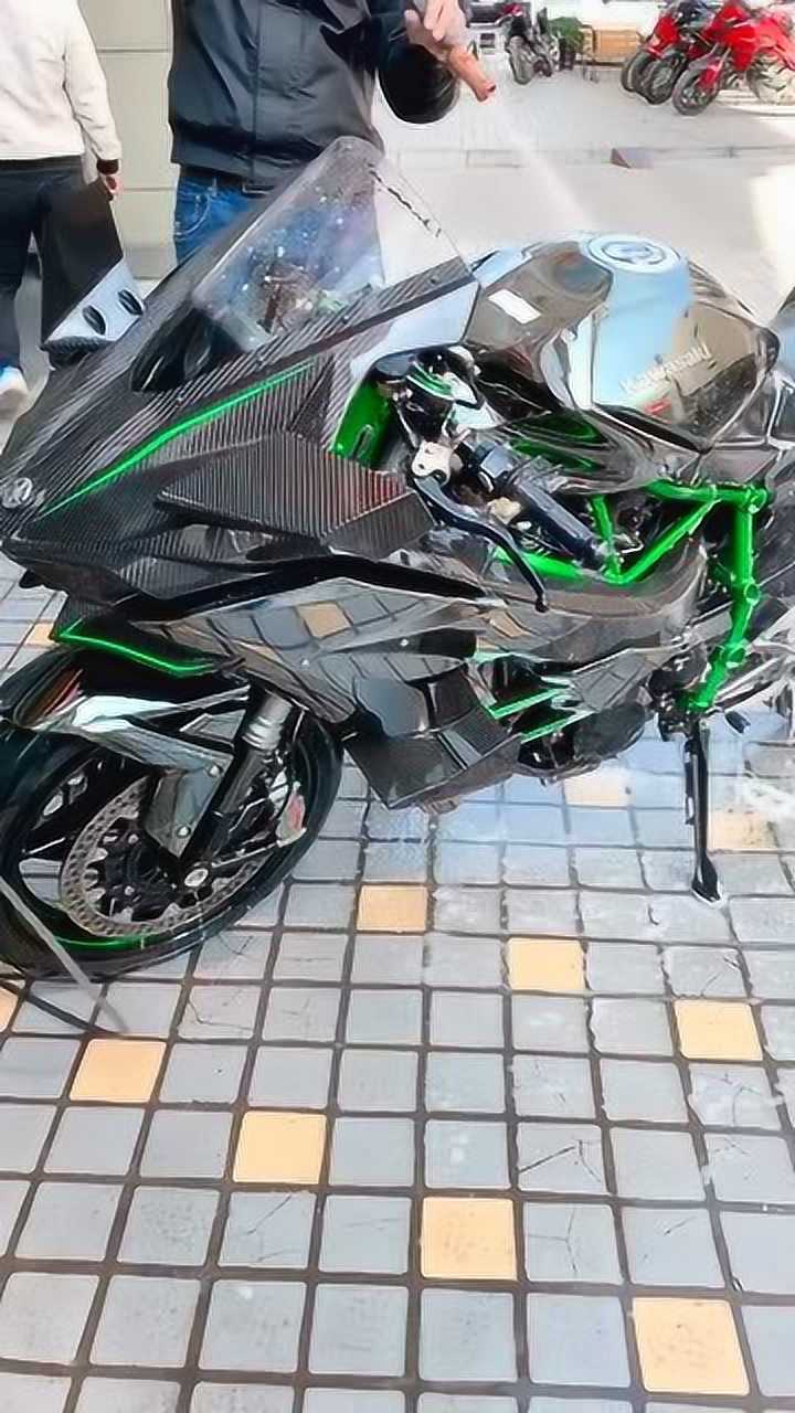 绝对真实的川崎h2看到这些细节真是太帅气了