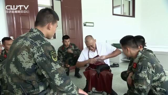 风雨无阻 成武退伍老兵连续9年慰问驻地官兵